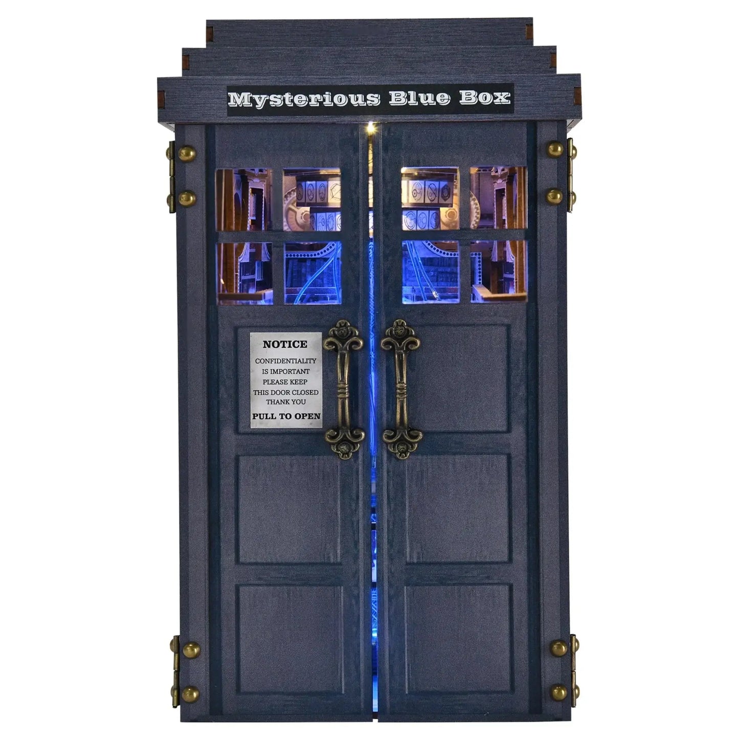 Book Nook DIY “Mysterious Blue Box” – Diorama del TARDIS para Fans de Doctor Who