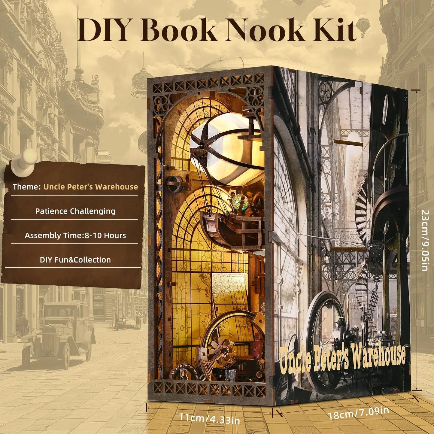 Book Nook DIY - Uncle Peter's Warehouse | Miniverse Store