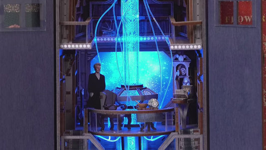 Book Nook DIY “Mysterious Blue Box” – Diorama do TARDIS para Fãs de Doctor Who