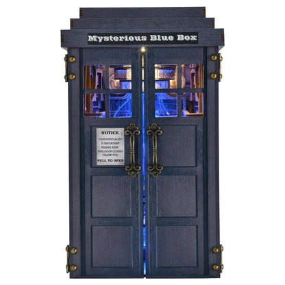 Book Nook DIY “Mysterious Blue Box” – Diorama del TARDIS para Fans de Doctor Who