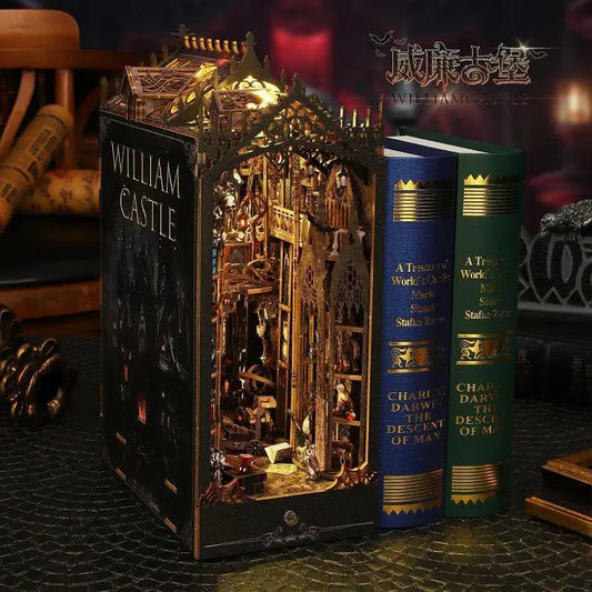 Book Nook DIY – William Castle – Castillo retro europeo